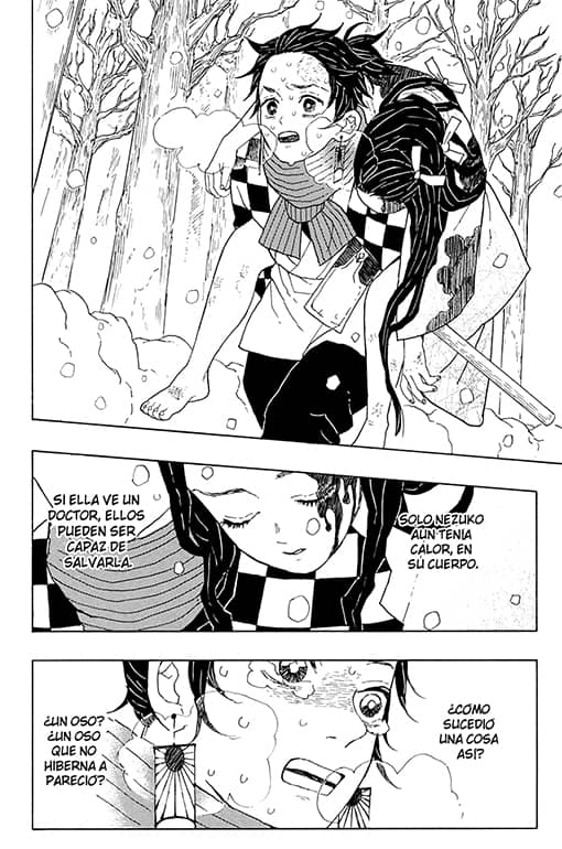 paginas de ejemplo del manga kimetsu no yaiba tomo 1