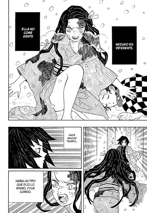 paginas de ejemplo del manga kimetsu no yaiba tomo 1